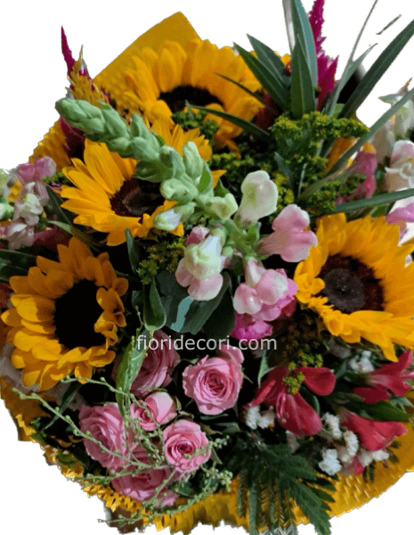 Bouquet di girasoli